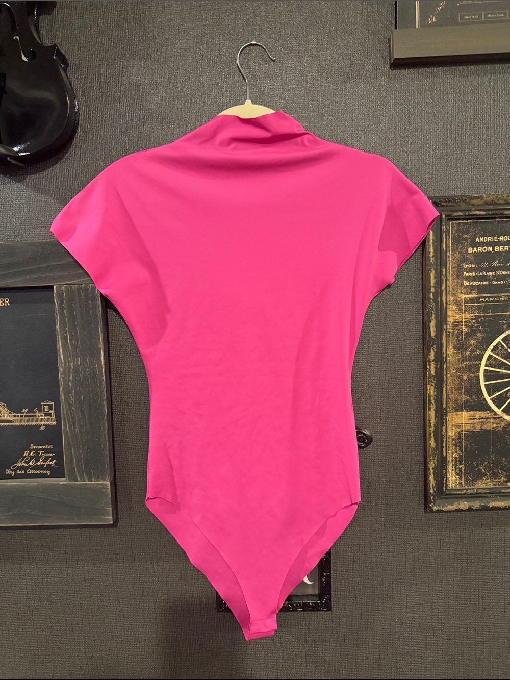 Zara Vibrant Fuchsia Short-Sleeve Bodysuit